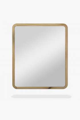 Eichenspiegel Weiß-Eiche skandinavisches Design 60x80 cm